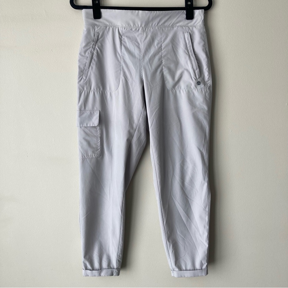 Apana Loose Fit Cargo Pocket Pull-on Pants Light Gray